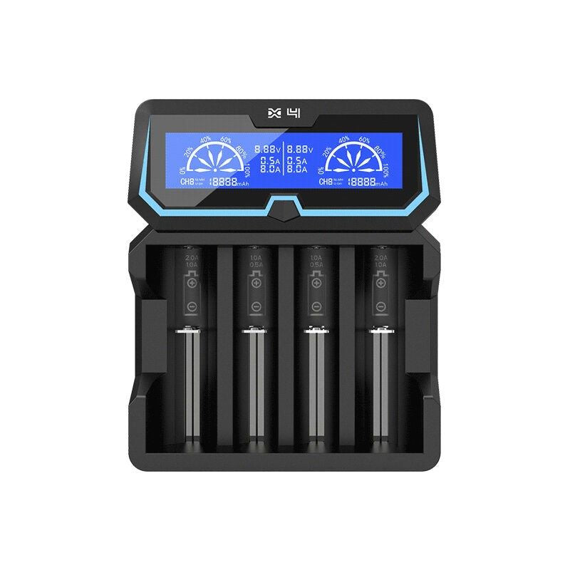 XTAR CHARGER FOR CYLINDRICAL LI-ION 18650 BATTERIES COMPATIBLE WITH PROTECTED CELLS 20700/21700 X4 Baterie, akumulatorki i ładowarki/Ładowarki akumulatorowe (bez akumulatorków) Your Sports Performance