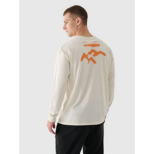 Men's oversize longsleeve with print 4F 4FRAW24TLONM507-83S 4f