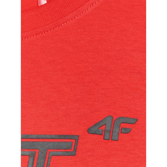 Oversized T-shirt with children's print 4F 4FJRSS25TTSHU3296-62S *Kategoria tymczasowa Your Sports Performance