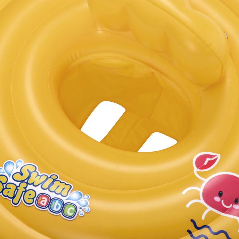 Bestway 32096 Swim Safe Wondersplash Round 3-Ring Baby Boat 92800497001 Accessories/Swimming accessories/Motylki, Pływaczki, Kółka, Piłki, Pontony Your Sports Performance