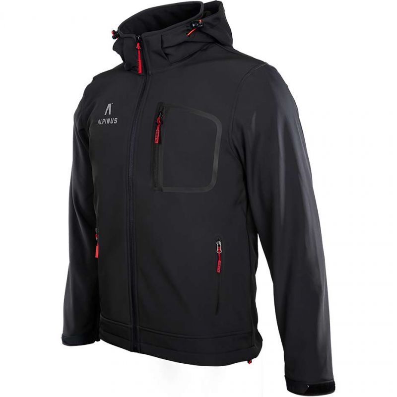 Alpinus Stenshuvud softshell jacket black BR43371