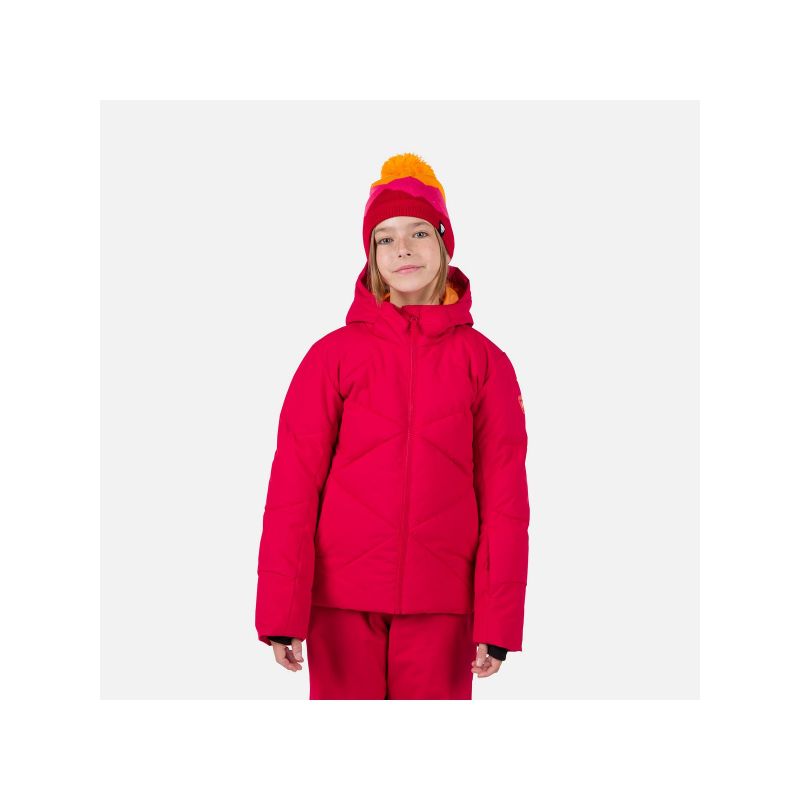 Rossignol Girl Staci Jkt Jacket Red Import z PMSport Your Sports Performance