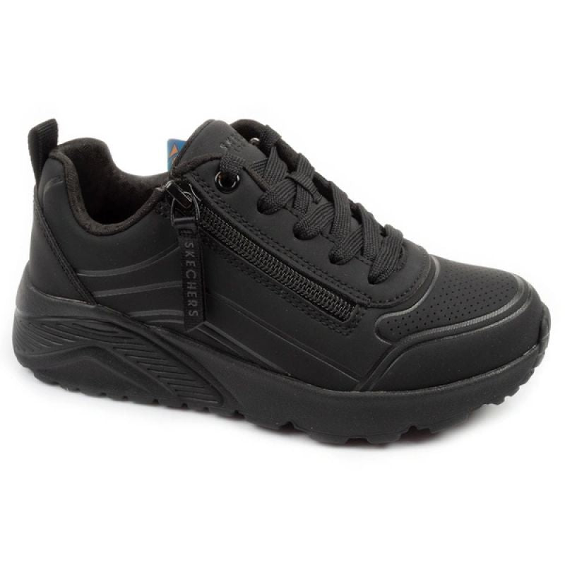 Skechers Uno Lite children's sports shoes black fashionable youth