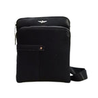 Aeronautica Militare Fly Men's Shoulder Bag Messenger Bag Black - AM-392 Akcesoria i sprzęt koszykarski/Torby i plecaki Your Sports Performance