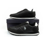 US Polo Assn sports shoes sneakers men's fashionable comfortable black Your Sports Performance