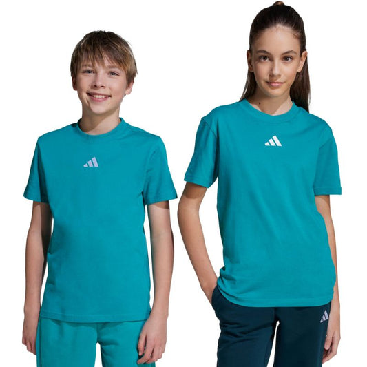 adidas Essentials Tee 160 Green Kids T-Shirt JW0005 In preparation Adidas
