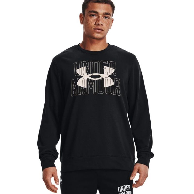 Under Armor UA Rival Terry Logo Crew M 1370391 001 Clothing/Lifestyle/Under Armour Your Sports Performance
