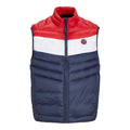 Jack&amp;Jones Jjespring Bodywarmer Collar Noos M 12258457NavyBlazerWHITE/TRUEREDBLOC Clothing/Outdoor/Jack & Jones Your Sports Performance