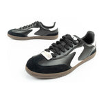 Skechers Kickoff women's sports shoes sneakers black leather Skechers
