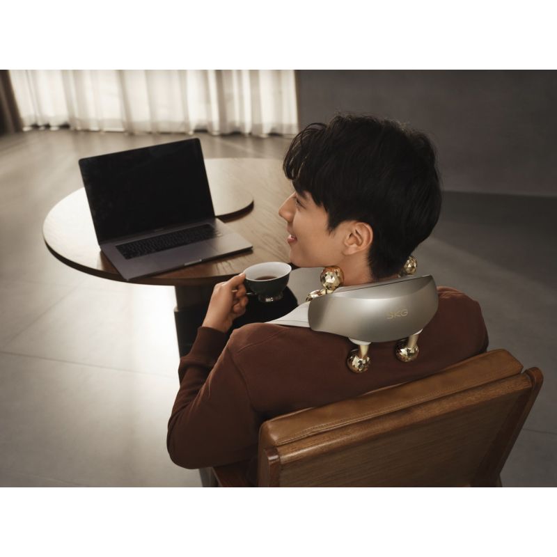 SKG H7 Ultra-E Neck Massager (Neck, Shoulders) Gold Fizjoterapia i rehabilitacja/Masażery Your Sports Performance