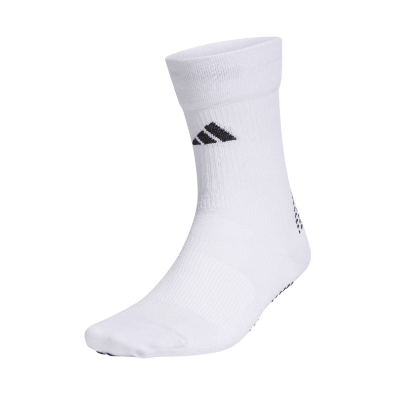 adidas Football GRIP Printed Crew Performance Light Socks, White JZ3026
