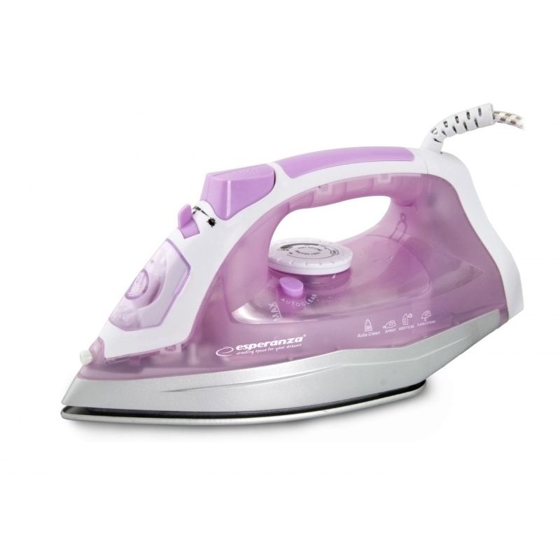 Esperanza TULLE EHI004 steam iron (2400W; white) AGD - Produkty/Żelazka i generatory pary Your Sports Performance