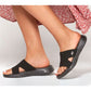 Skechers ON-The-GO 600 Flip-Flops - Oceanside W 140003-BBK Footwear/Lifestyle/Skechers Skechers