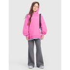 Girls' sweatshirt with hood, open, 4F 4FJRAW25TSWSF2439-54S 4f