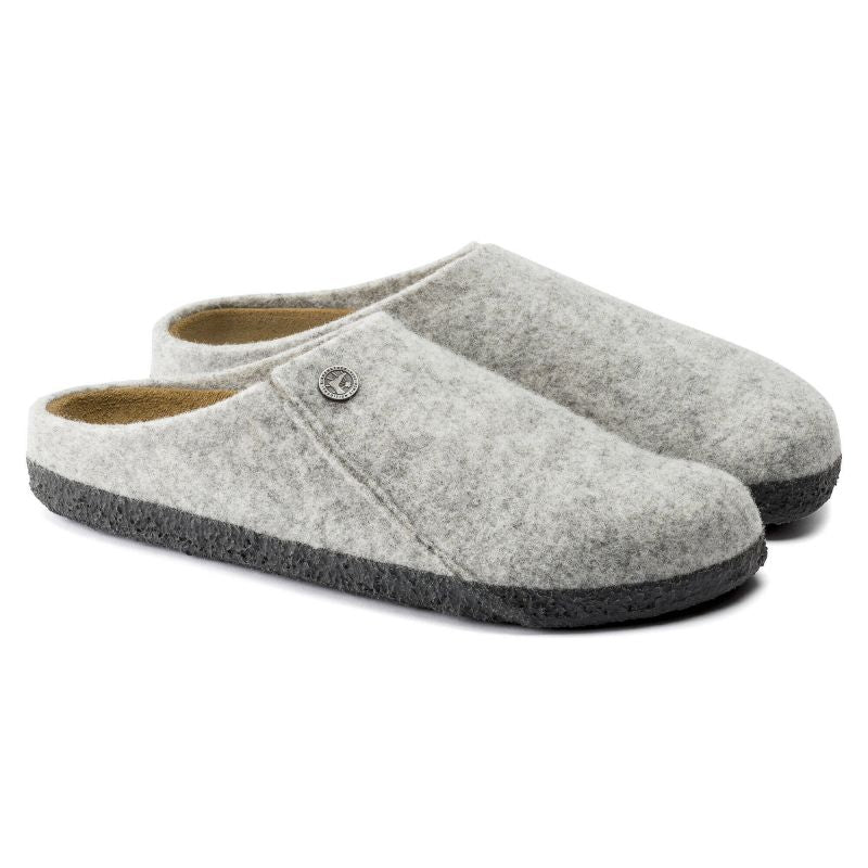 Birkenstock Zermatt Cozy Home Light Gray Wool Felt Slippers Regular Wide (1015080) In preparation Your Sports Performance