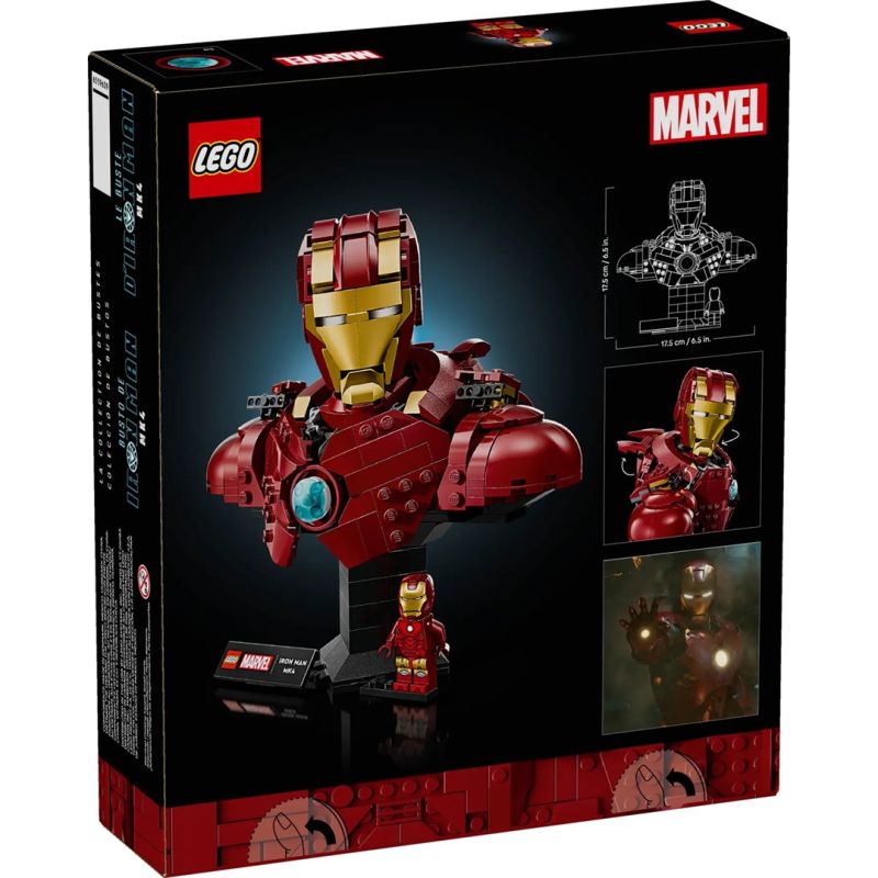 LEGO Marvel 76327 Iron Man MK4 Bust In preparation Your Sports Performance