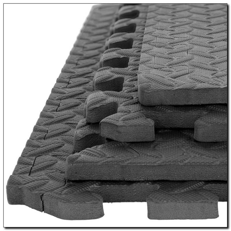 Dark gray puzzle mat 9 pieces 12mm HMS MP12 In preparation Your Sports Performance