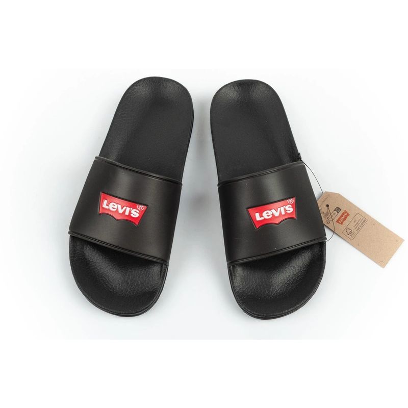 Levi's women's sports slippers comfortable fashionable black shoes Levis