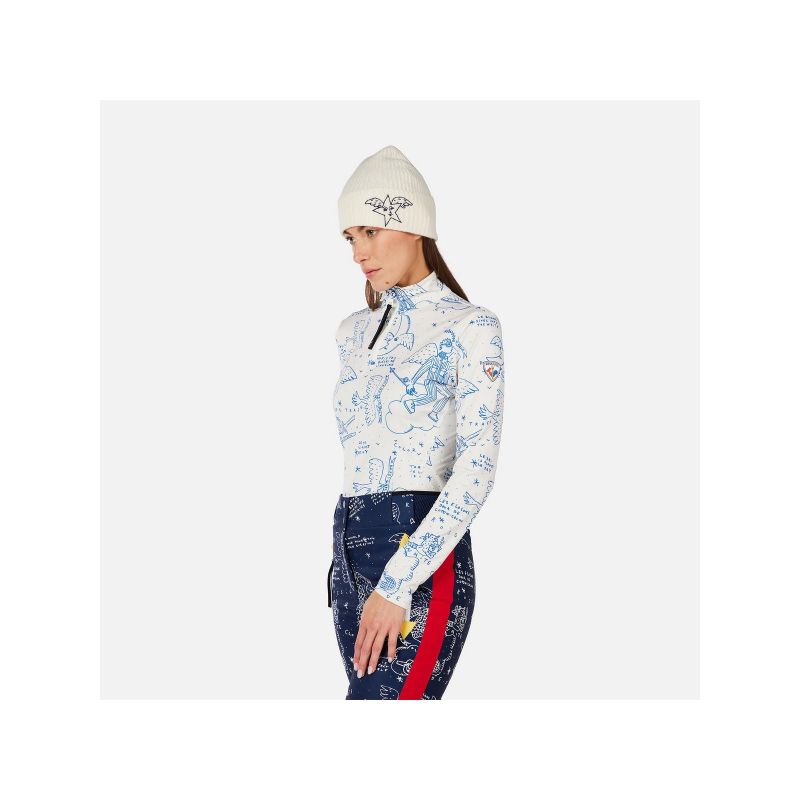 ROSSIGNOL W JCC BOOSTER HZ women's sweatshirt white