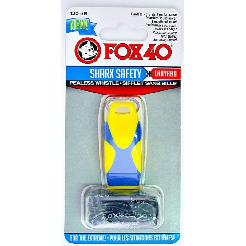 Whistle FOX40 Sharx Safety + string 8703-2208 Accessories/Referee accessories Your Sports Performance
