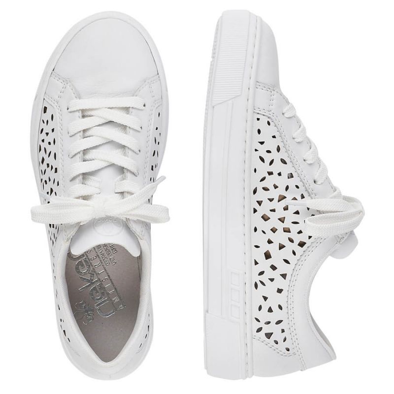 Rieker W RKR641 leather comfort shoes white Footwear/Lifestyle/Rieker Your Sports Performance