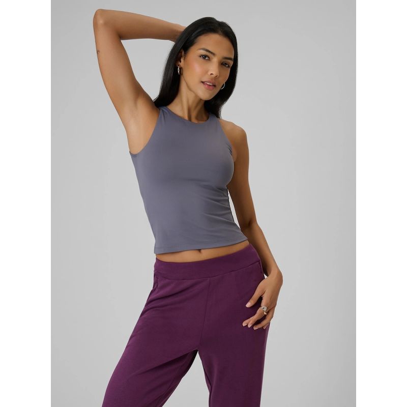 Women's sleeveless slim plain t-shirt 4F 4FRSS26TSLEF319-24S 4f