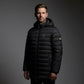 Geographical Norway men's jacket AMIGOMAP LONG HOOD DB BLACK MEN 233 BLACK (WZ5085H/GN-NOIR) Geographical Norway