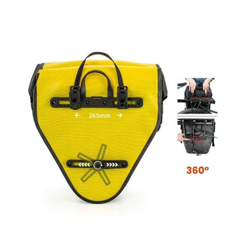 Rockbros Waterproof Trunk Bag 20L Yellow Rockbros/Akcesoria Rowerowe/Torba Rowerowa Your Sports Performance
