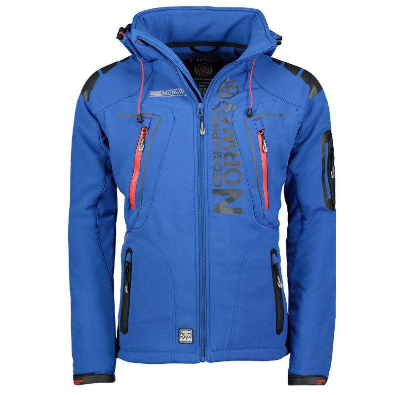 Geographical Norway Techno MEN 056 BS3 men's sports jacket, waterproof, blue (WU1060H/GN) In preparation Your Sports Performance