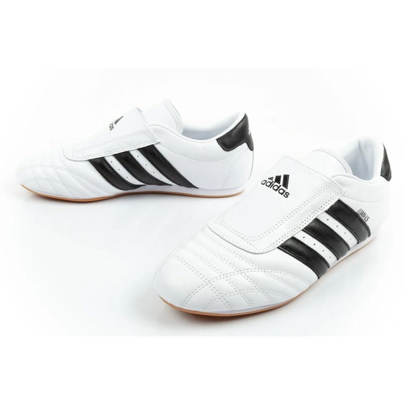 Adidas women's Taekwondo sports shoes white leather slip-on adidas