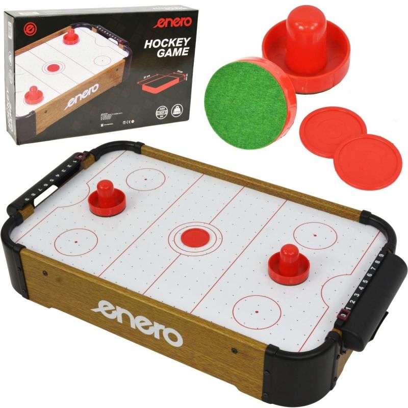 AIR HOCKEY GAME FOR TABLE 51x31x10CM WOODEN ENERO Accessories Your Sports Performance