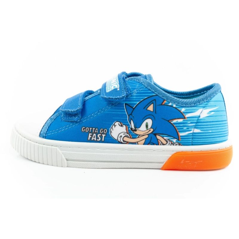 Leomil Sonic children's sports shoes, lightweight sneakers with Velcro, blue and red Leomil
