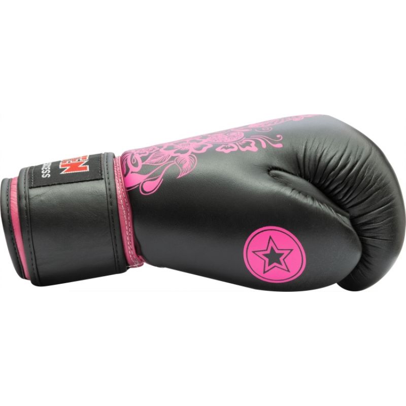 TOP TEN "Ultimate Woman" Boxing Gloves 10 oz White and Pink
