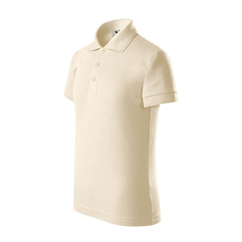 Kids' Pique Polo Shirt (Almond)