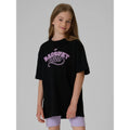 Oversized T-shirt with print for girls 4F 4FJRAW26TTSHF4242-20S