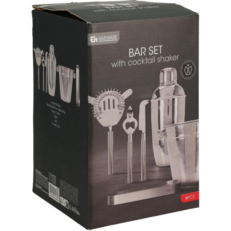 BARTENDER SET 6 PIECES DRINK SHAKER TONGUE Home and Garden/Equipment Your Sports Performance