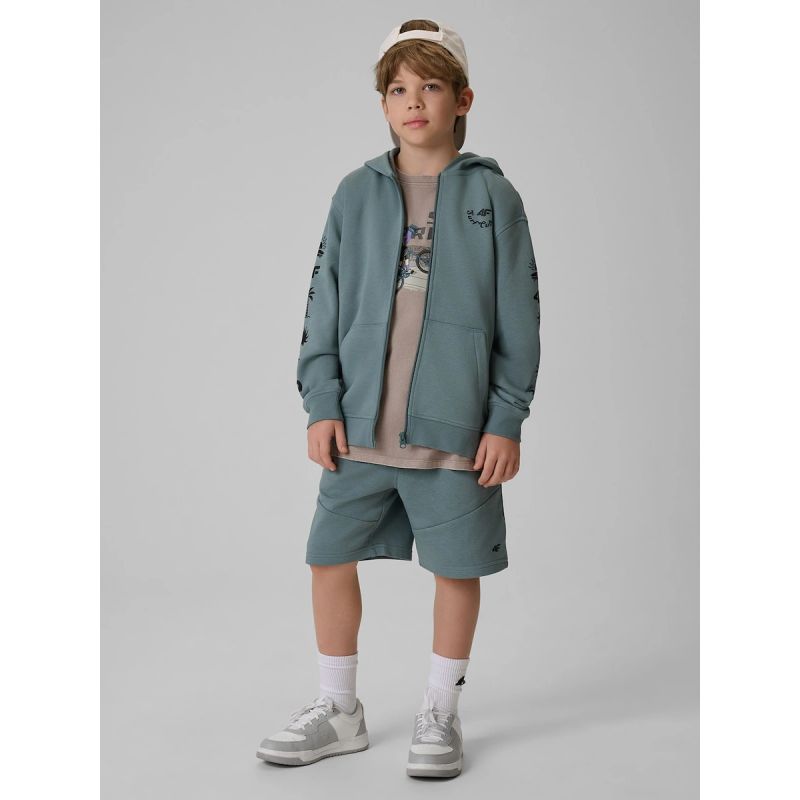 Boy's loose hooded sweatshirt 4F 4FJRSS26TSWSM3052-46S