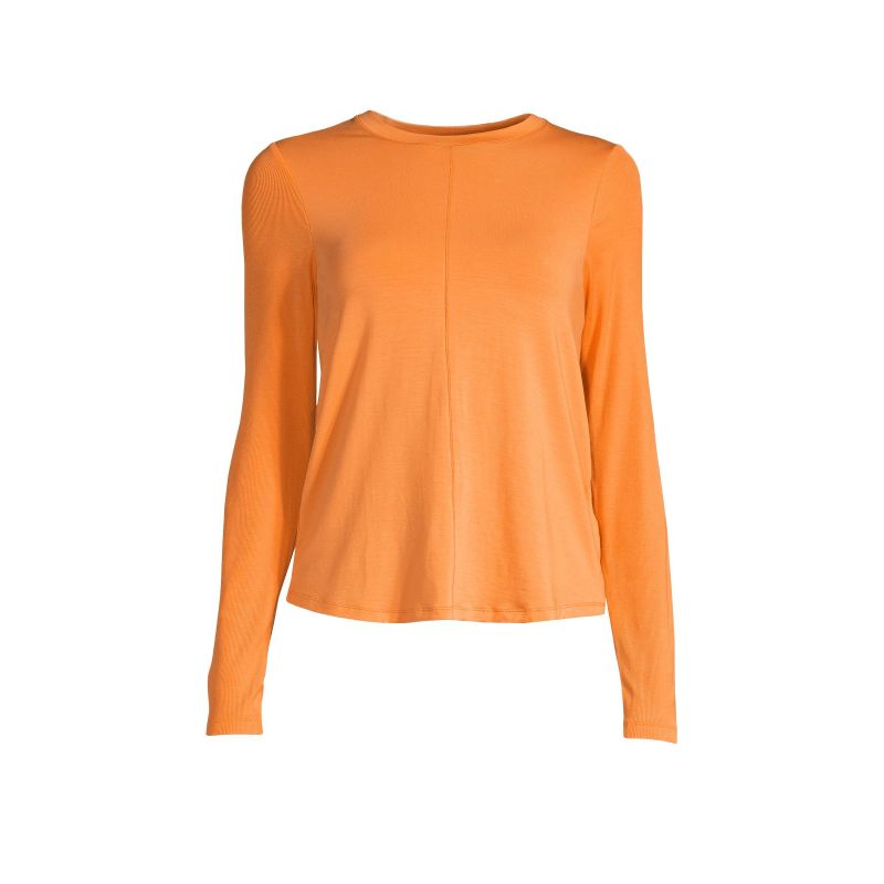CASALL Delight Crew Neck Long Sleeve juicy orange T-shirt Import z PMSport Your Sports Performance