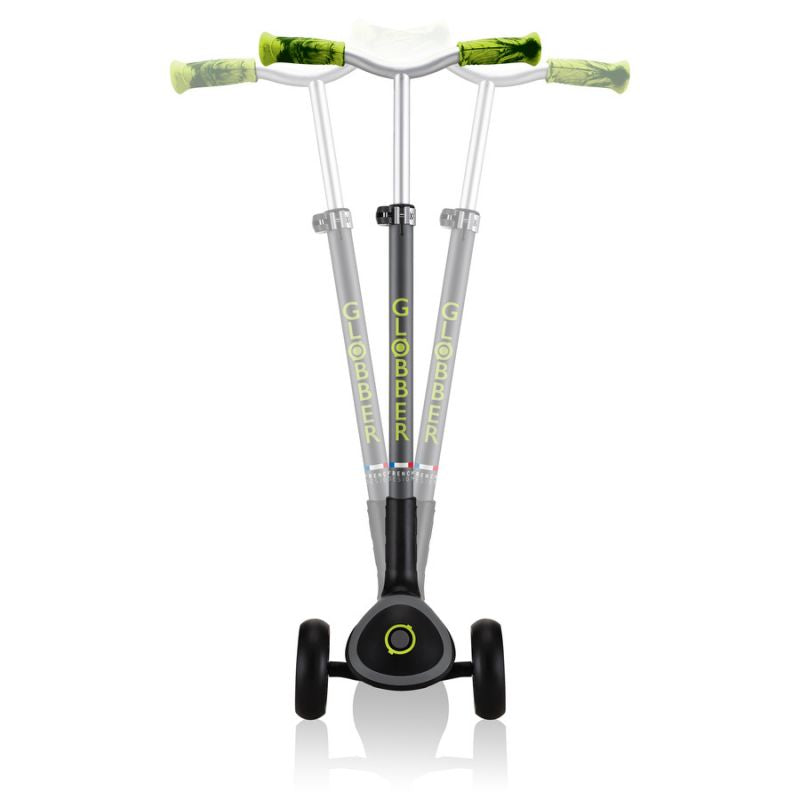 Globber Master Prime 3-Wheel Scooter / Black - Lime Green 664-106 Accessories/Skating/Hulajnogi Your Sports Performance