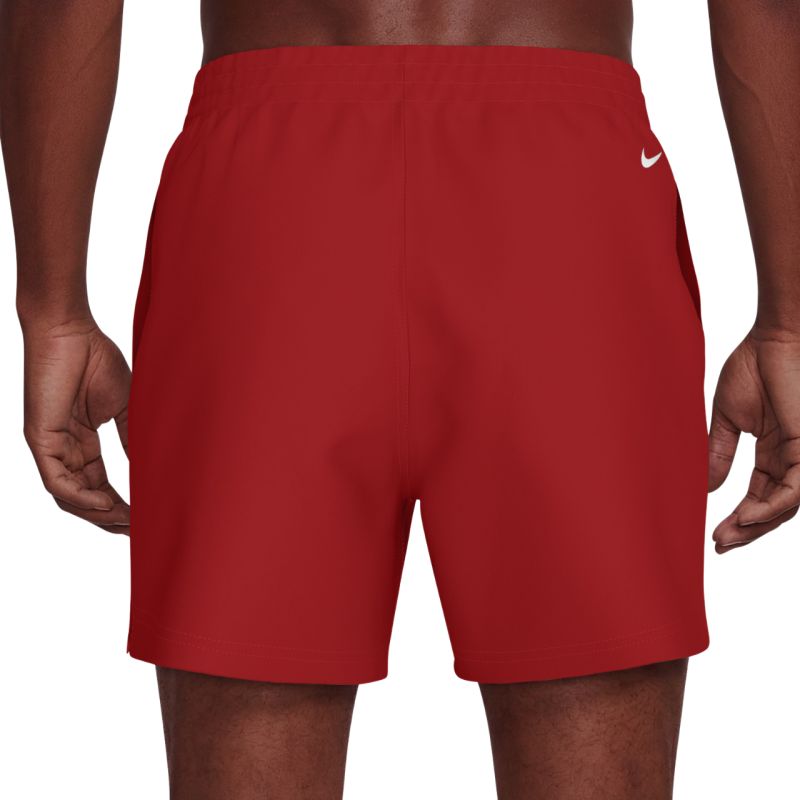 Nike Logo Lap 5" Volley Swim Shorts Red NESSG574 614