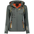 Geographical Norway Reine Ass A EO DB 007 W Softshell Jacket WU8184F/GNO-Dark Gray / Orange Clothing/Outdoor/Geographical Norway 4F
