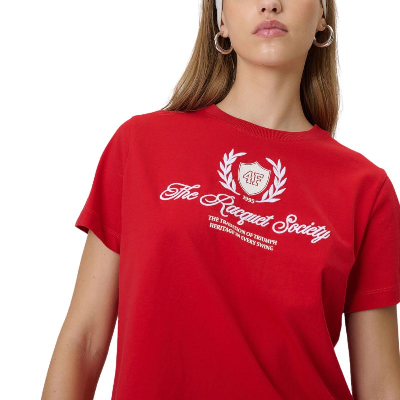 Women's T-shirt 4F F2738 red 4FWSS26TTSHF2738 62S