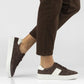 Women's leather sneakers on a brown platform Filippo DP7533 Filippo