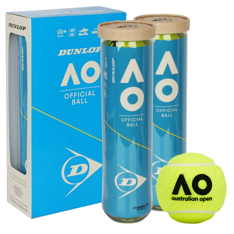 Dunlop Australian Open Tennis Ball 2x4 pcs To be categorized Your Sports Performance