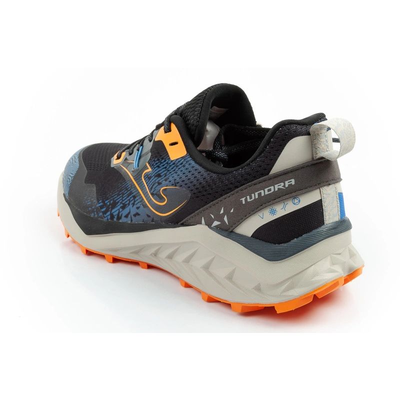 Joma Men's Tundra Cushioned Trail Running Shoes, Black Joma