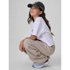 Girls' boxy T-shirt with print 4F 4FJKAW26TTSHF4426-10S