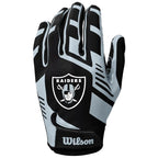 Wilson NFL Stretch Fit Receivers Gloves WTF9326LV Black One size In preparation Your Sports Performance