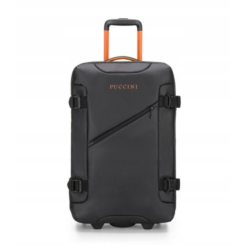 Puccini Colorado Medium Soft Travel Suitcase Black - EM50249B-1 Akcesoria i sprzęt koszykarski/Torby i plecaki Your Sports Performance