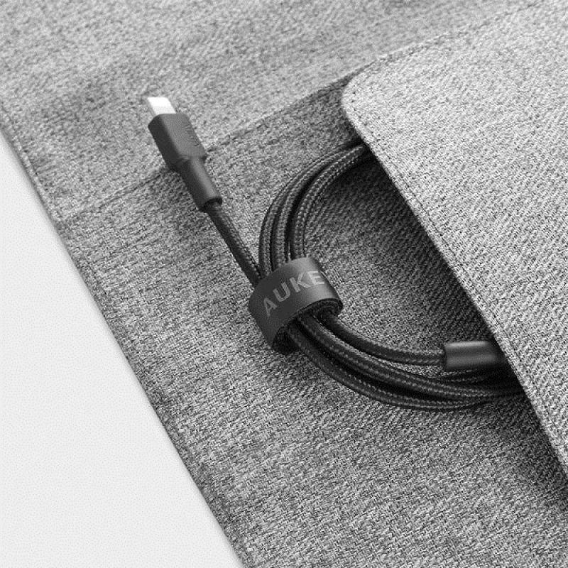 AUKEY CB-CL02 NYLON USB C-LIGHTNING CABLE 1.2M In preparation Your Sports Performance