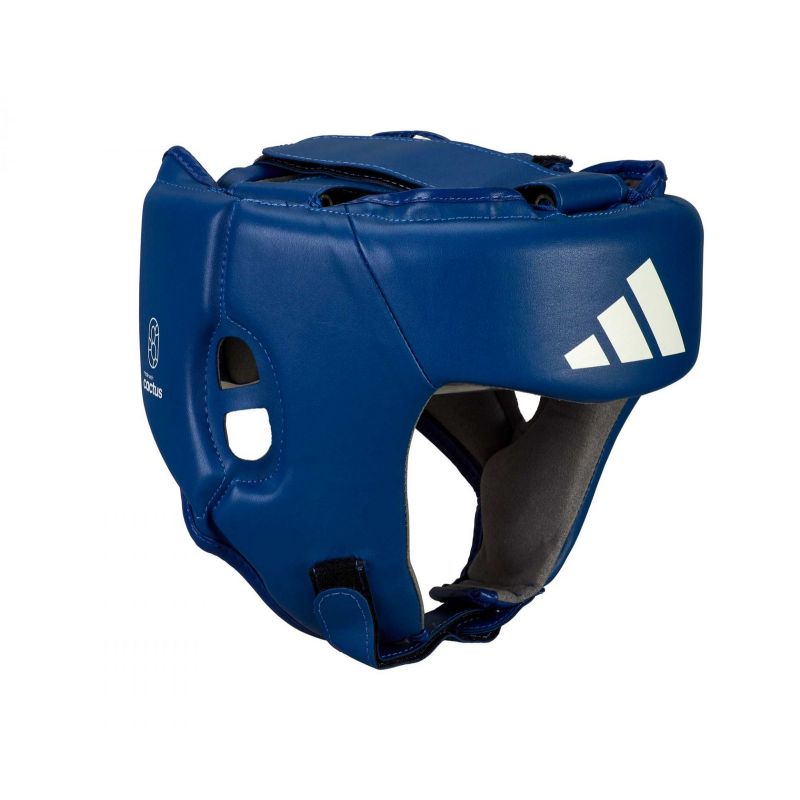 adidas IBA Cactus Leather Tournament Helmet ADIIBAH1C-Blue Accessories/Martial arts equipment/Kask bokserski Adidas